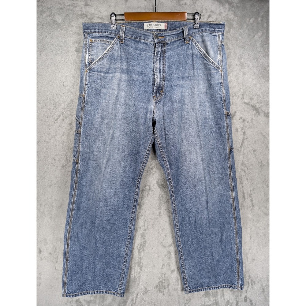 Vintage Levi's Men 40x32 Loose Straight Carpenter Jeans Workwear Baggy Y2K Skate